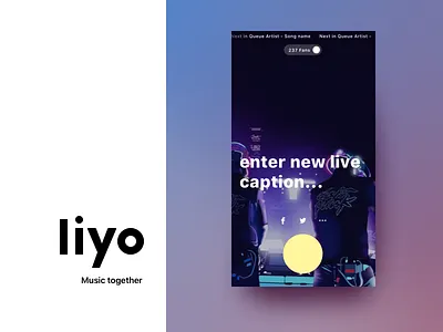 Liyo 2 | Trailer - Live stream music app chat ios live liyo liyo.io music on boarding redesign social ui ux