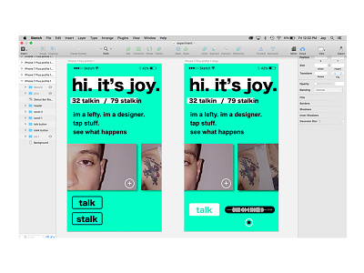 Messin w/Sketch sketch ui ux visual