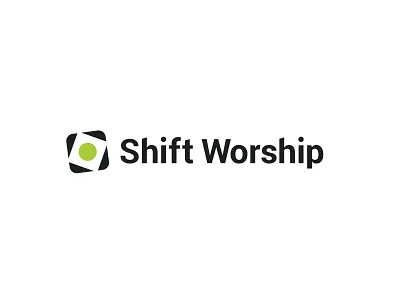 Shift Logo illustration logo typography update vector