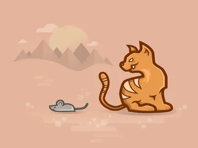 MouseHunt cat hunt mice mountains mouse