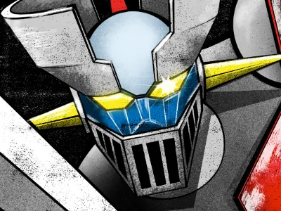 Mazinger Z illiustration robot