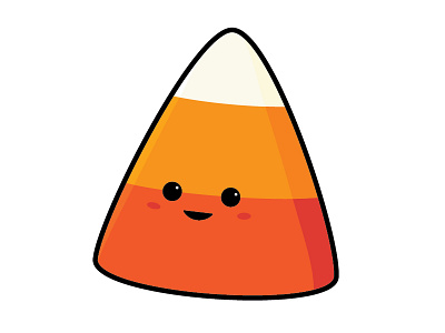 Candy Corn candy halloween illustration vector