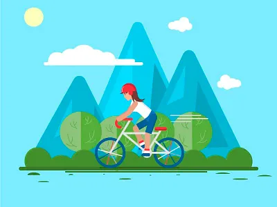 Bicycle bicycle girl