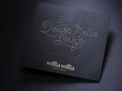 Greeting card agency branding card letterpress photography studio typography