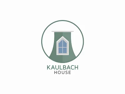 Kaulbach House Logo Design design illustration kaulbach house logo logo design window
