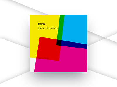 Bach French Suites album beethoven color cover itunes music primary theory