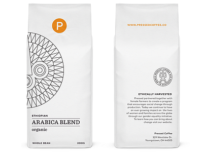 Pressed Coffee beverage coffee packaging