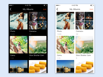 Photo ui，app