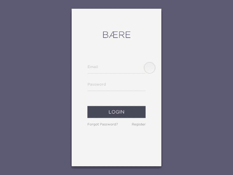 Day 001 - Login Page 001 dailyui form login mobile signin