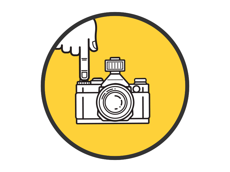 Photobomb! camera canon design film gif illustration instagram motion photo photography