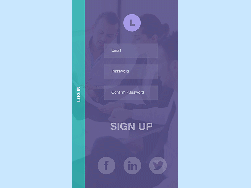 #7.2 Log In / Sign Up animation interaction login mobile principle signup ui ux