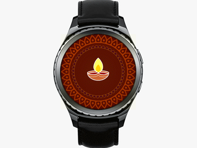 Deepawali classic diwali festival of light festive free gear s2 watch face