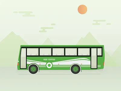 Sajha Bus bus kathmandu sajha