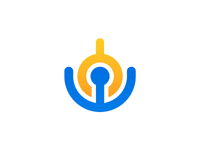 Human Robot brand branding colour design graphic human identity logo monogram robot symbol typography