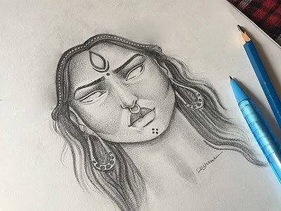 Pencil art artbyvishnu banglore colour digital illustration india instaart mallu pencil sunday sundayfunday