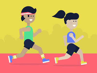 NYC Marathon donate flat illustration marathon nyc run