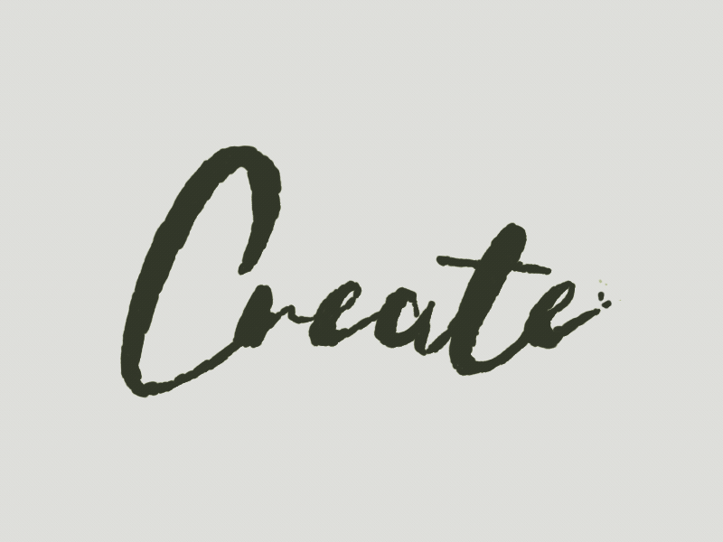 Create Something after effects animation hand drawn illustrator motion design motion graphics script text typography