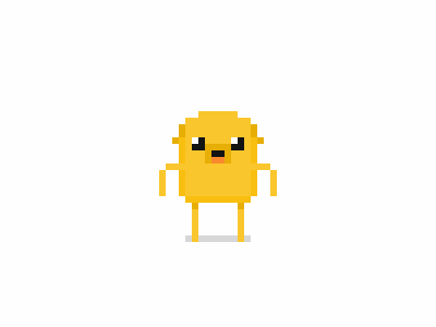 Octobit #8 - Jake the Dog adventure time animation octobit pixel art