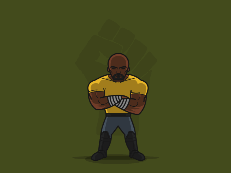 Luke Cage comic comicbook defenders harlem illustration luke cage marvel mike colter netflix series superhero tv