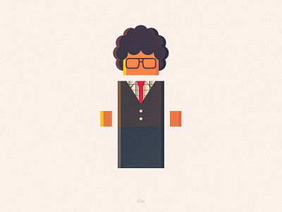 Baheeg anybuddy character design flat geometric minimal