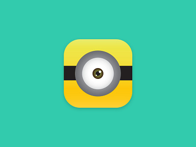 Day005 - App Icon camera icon ios kids minion