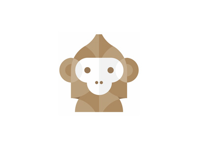 Monkey: abstract, geometric logo design symbol ai ape artificial intelligence classes courses elearning flat 2d geometric fun intelligent creature learning logo logo design machine machine learning modern tech technological monkey online primate technical platform vector icon mark symbol wild animals