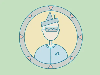 Artificial Intelligence ai line wip