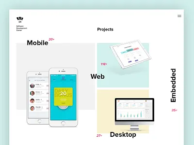 CHI center clean development responsive web website white