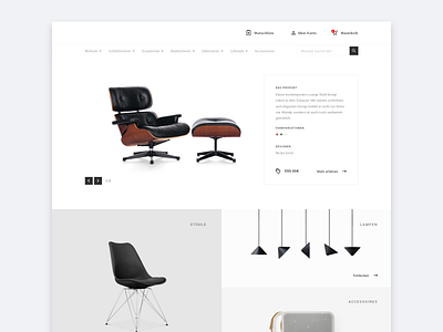 Furniture design ecommerce furniture light minimalism shop theme ui ux web design white