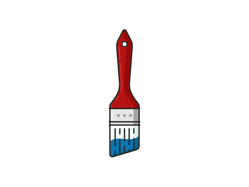 Paint Brushes brush icon paint vector