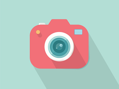 Camera design flat flat design graphic illustration vector