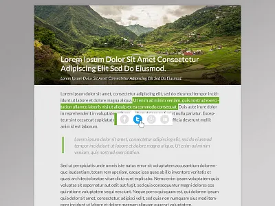DailyUI #010 - Social Sharing article dailyui mobile reader sharing social web