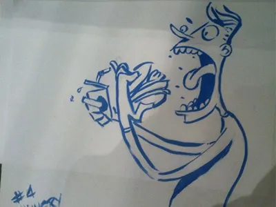 Inktober - Day4 - Hungry inktober inktober2016