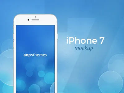 iPhone 7 FREE PSD Mockup anpsthemes iphone7 mockup psd wordpress