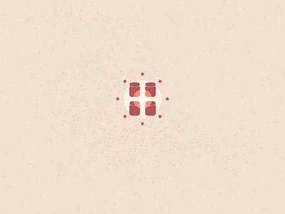 Pressure Ice Cream - Illustration Detail #2 chocolate design flat geometric geometry illustration minimal nutella star
