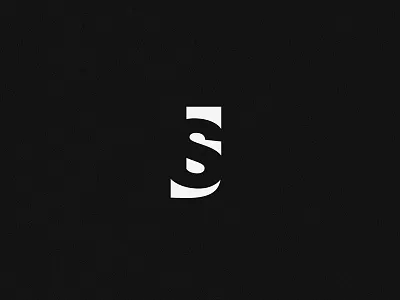 JS Logo Mark art direction branding design logo minimalism modernism typography wordmark