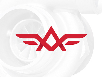 Aeroforce Logo_v2 a arrow aviation f logo shadow turbo turbocharger up wings
