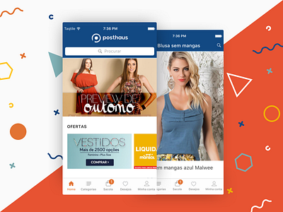 Posthaus - iOS app app fashion ios mcommerce post haus ui