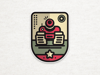 Armored Corps badge badge military tank