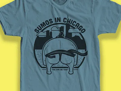 Sumo Butt Tees butt chicago shirt tshirt