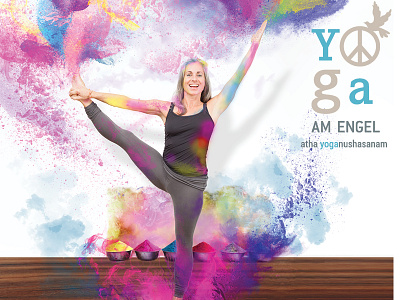 Yoga am Engel Summer 2016 angel colour graphic photoshop summer yoga