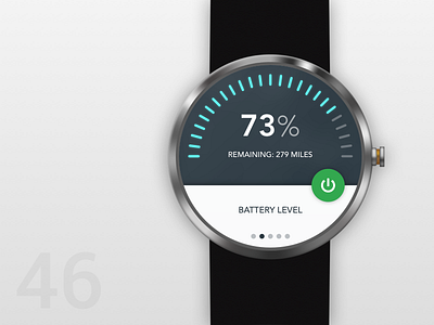 Day 46 - Start Engine 100dayuichallenge smartwatch startengine tesla