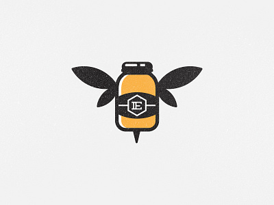 Bee honey jar bee e honey jar logo