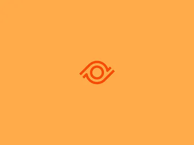 Eye brand eye in logo minimal motion out sight