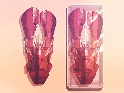 Lobsters digital food illustration james gilleard japan lobsters vector