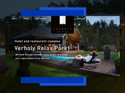 Design concept for hotel and restaurant complex design hotel restaurant ui ux web