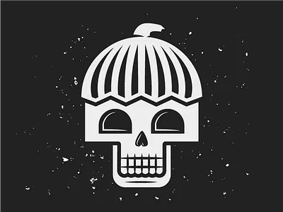 Skull 11 - 31 Days of Skulls 31daysofskulls halloween hat head illustration pumpkin skull