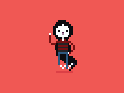 Octobit #10 - Marceline adventure time octobit pixel art