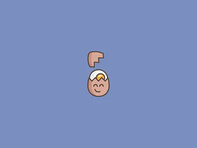 October 7: Cracked 365cons breakfast cracked daily icon diary egg food icon