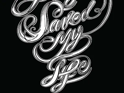 Prayers saved my life Tshirt lettering by fracturize church custom custom apparel custom illustration custom tshirt tshirt fracturize lettering life prayer type